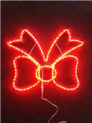 2D  LED motif light - Bow tie