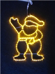 2D  LED motif light -Satan Clause