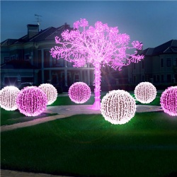 3D  LED motif light - ball