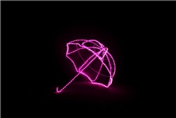 3D  LED motif light - umbrella