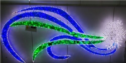 2D  LED motif light -Star